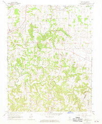 Welge Illinois Historical topographic map, 1:24000 scale, 7.5 X 7.5 Minute, Year 1968