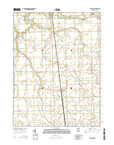 Wellington Illinois Current topographic map, 1:24000 scale, 7.5 X 7.5 Minute, Year 2015