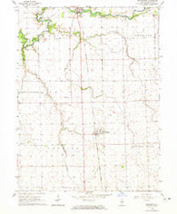 Wellington Illinois Historical topographic map, 1:24000 scale, 7.5 X 7.5 Minute, Year 1964