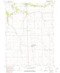 Wellington Illinois Historical topographic map, 1:24000 scale, 7.5 X 7.5 Minute, Year 1964