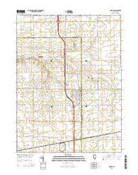 Wenona Illinois Current topographic map, 1:24000 scale, 7.5 X 7.5 Minute, Year 2015
