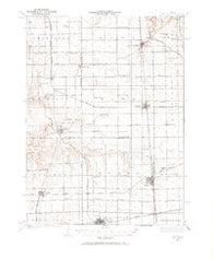 Wenona Illinois Historical topographic map, 1:62500 scale, 15 X 15 Minute, Year 1934