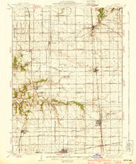 Wenona Illinois Historical topographic map, 1:62500 scale, 15 X 15 Minute, Year 1939