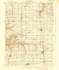 Wenona Illinois Historical topographic map, 1:62500 scale, 15 X 15 Minute, Year 1939