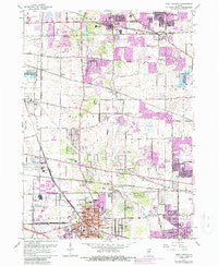 West Chicago Illinois Historical topographic map, 1:24000 scale, 7.5 X 7.5 Minute, Year 1962