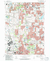 West Chicago Illinois Historical topographic map, 1:24000 scale, 7.5 X 7.5 Minute, Year 1993