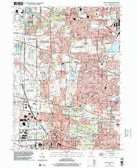 West Chicago Illinois Historical topographic map, 1:24000 scale, 7.5 X 7.5 Minute, Year 1998