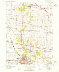 West Chicago Illinois Historical topographic map, 1:24000 scale, 7.5 X 7.5 Minute, Year 1953