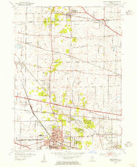 West Chicago Illinois Historical topographic map, 1:24000 scale, 7.5 X 7.5 Minute, Year 1953