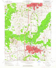 West Frankfort Illinois Historical topographic map, 1:24000 scale, 7.5 X 7.5 Minute, Year 1963