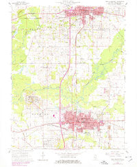 West Frankfort Illinois Historical topographic map, 1:24000 scale, 7.5 X 7.5 Minute, Year 1963