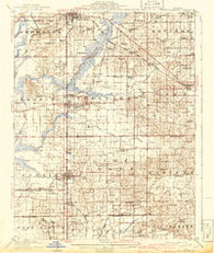 West Frankfort Illinois Historical topographic map, 1:62500 scale, 15 X 15 Minute, Year 1909