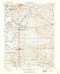 West Frankfort Illinois Historical topographic map, 1:62500 scale, 15 X 15 Minute, Year 1941