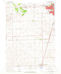 West Kankakee Illinois Historical topographic map, 1:24000 scale, 7.5 X 7.5 Minute, Year 1964