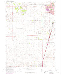 West Kankakee Illinois Historical topographic map, 1:24000 scale, 7.5 X 7.5 Minute, Year 1964