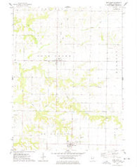 West Point Illinois Historical topographic map, 1:24000 scale, 7.5 X 7.5 Minute, Year 1974