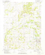 West Salem Illinois Historical topographic map, 1:24000 scale, 7.5 X 7.5 Minute, Year 1971