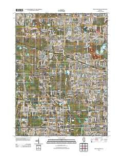 West Chicago Illinois Historical topographic map, 1:24000 scale, 7.5 X 7.5 Minute, Year 2012