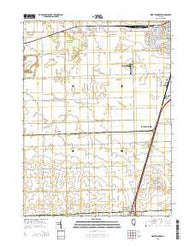 West Kankakee Illinois Current topographic map, 1:24000 scale, 7.5 X 7.5 Minute, Year 2015