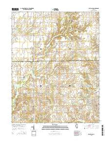 West Salem Illinois Current topographic map, 1:24000 scale, 7.5 X 7.5 Minute, Year 2015