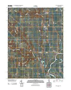 West Union Illinois Historical topographic map, 1:24000 scale, 7.5 X 7.5 Minute, Year 2011