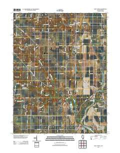 West Union Illinois Historical topographic map, 1:24000 scale, 7.5 X 7.5 Minute, Year 2012