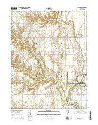 West Union Illinois Current topographic map, 1:24000 scale, 7.5 X 7.5 Minute, Year 2015