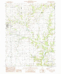 Westfield East Illinois Historical topographic map, 1:24000 scale, 7.5 X 7.5 Minute, Year 1984