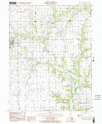 Westfield East Illinois Historical topographic map, 1:24000 scale, 7.5 X 7.5 Minute, Year 1998