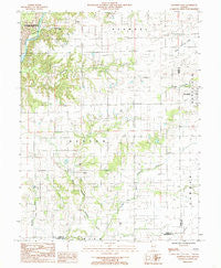 Westfield West Illinois Historical topographic map, 1:24000 scale, 7.5 X 7.5 Minute, Year 1984