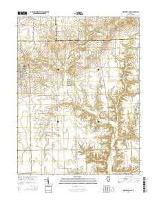 Westfield East Illinois Current topographic map, 1:24000 scale, 7.5 X 7.5 Minute, Year 2015