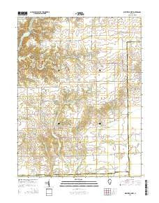 Westfield West Illinois Current topographic map, 1:24000 scale, 7.5 X 7.5 Minute, Year 2015