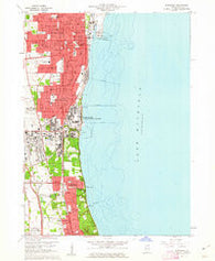 Weukegan Illinois Historical topographic map, 1:24000 scale, 7.5 X 7.5 Minute, Year 1960