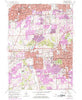 Wheaton Illinois Historical topographic map, 1:24000 scale, 7.5 X 7.5 Minute, Year 1962