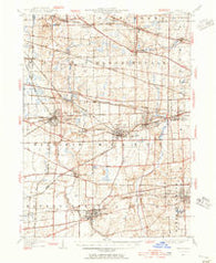 Wheaton Illinois Historical topographic map, 1:62500 scale, 15 X 15 Minute, Year 1948