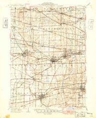 Wheaton Illinois Historical topographic map, 1:62500 scale, 15 X 15 Minute, Year 1908