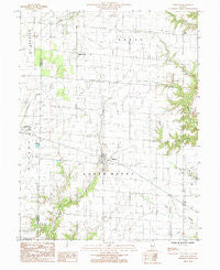 Wheeler Illinois Historical topographic map, 1:24000 scale, 7.5 X 7.5 Minute, Year 1985