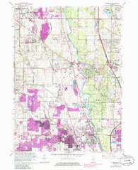 Wheeling Illinois Historical topographic map, 1:24000 scale, 7.5 X 7.5 Minute, Year 1963