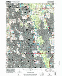 Wheeling Illinois Historical topographic map, 1:24000 scale, 7.5 X 7.5 Minute, Year 1998