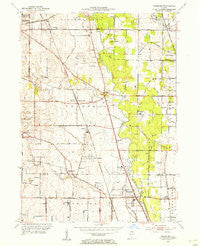 Wheeling Illinois Historical topographic map, 1:24000 scale, 7.5 X 7.5 Minute, Year 1953
