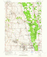 Wheeling Illinois Historical topographic map, 1:24000 scale, 7.5 X 7.5 Minute, Year 1963