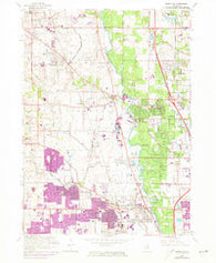 Wheeling Illinois Historical topographic map, 1:24000 scale, 7.5 X 7.5 Minute, Year 1963
