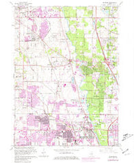 Wheeling Illinois Historical topographic map, 1:24000 scale, 7.5 X 7.5 Minute, Year 1963