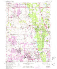 Wheeling Illinois Historical topographic map, 1:24000 scale, 7.5 X 7.5 Minute, Year 1963
