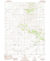 Whitefield Illinois Historical topographic map, 1:24000 scale, 7.5 X 7.5 Minute, Year 1983