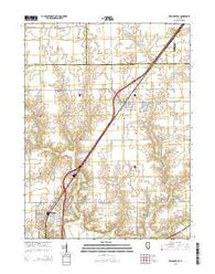 Williamsville Illinois Current topographic map, 1:24000 scale, 7.5 X 7.5 Minute, Year 2015