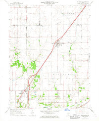 Williamsville Illinois Historical topographic map, 1:24000 scale, 7.5 X 7.5 Minute, Year 1966