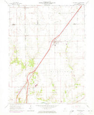 Williamsville Illinois Historical topographic map, 1:24000 scale, 7.5 X 7.5 Minute, Year 1966