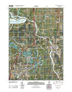 Wilmington Illinois Historical topographic map, 1:24000 scale, 7.5 X 7.5 Minute, Year 2012