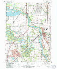 Wilmington Illinois Historical topographic map, 1:24000 scale, 7.5 X 7.5 Minute, Year 1993